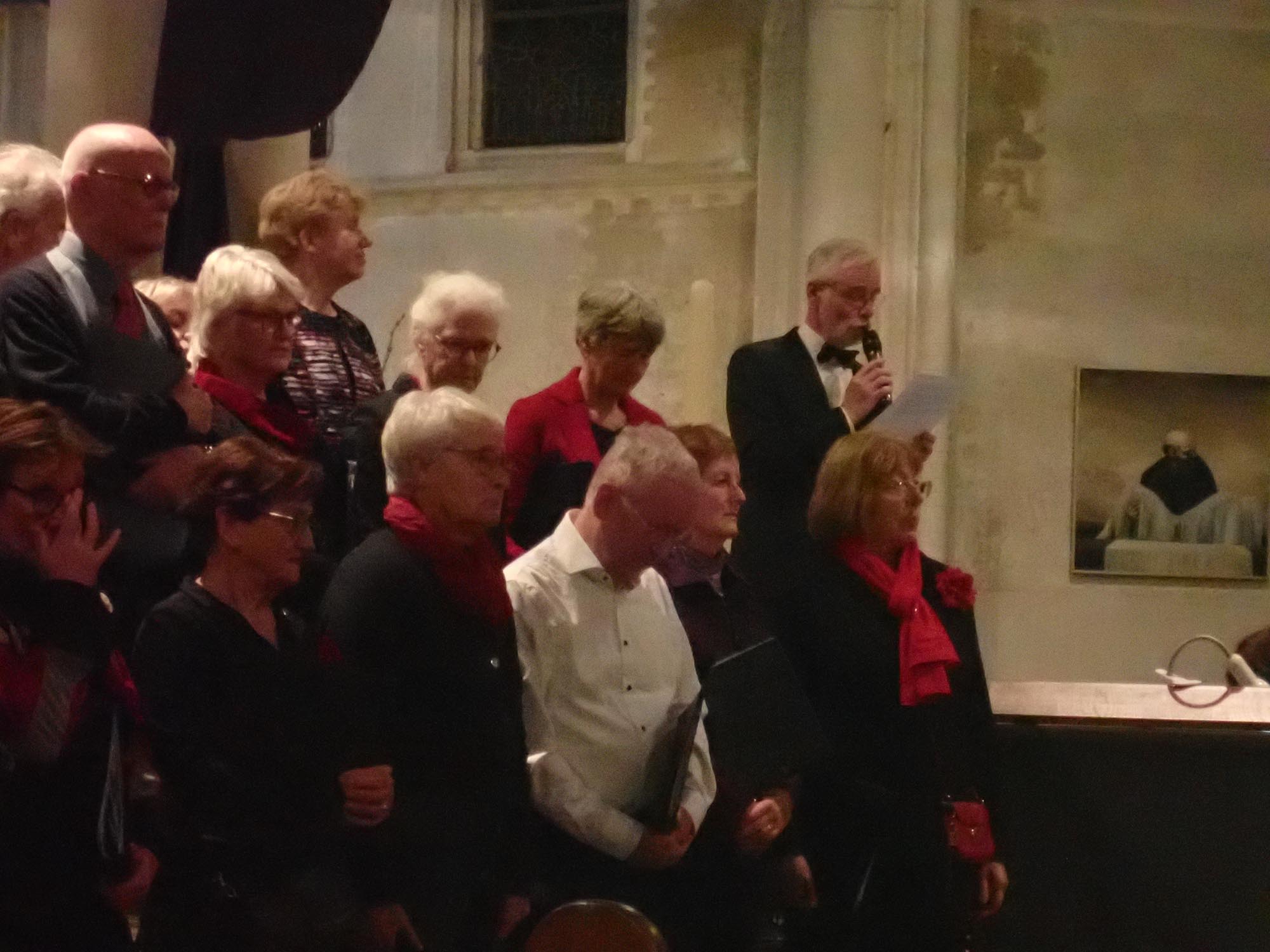 Kerstconcert in de kerk van ulvenhout in 19-12-2025.