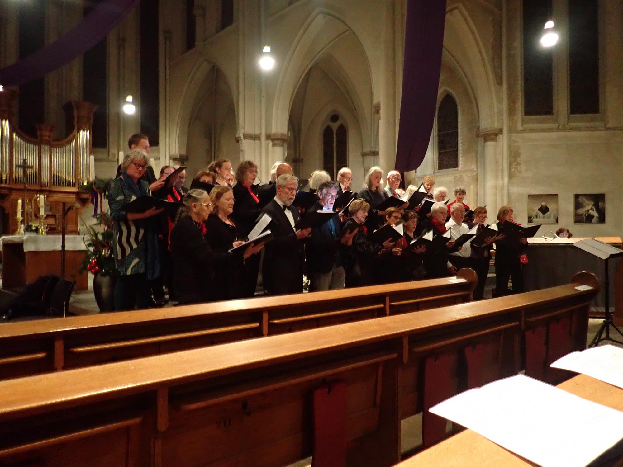 Kerstconcert in de kerk van ulvenhout in 19-12-2025.