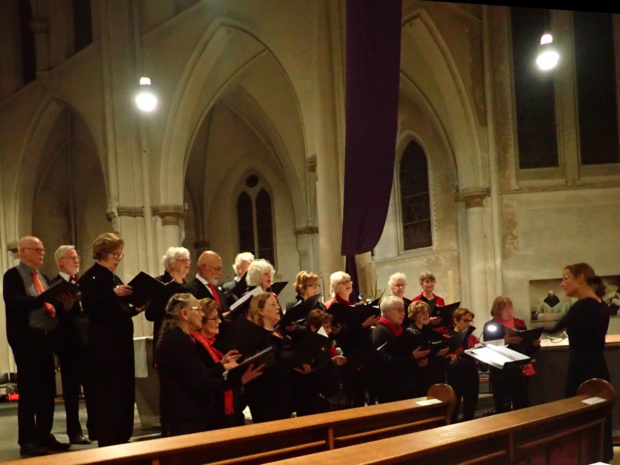 Kerstconcert in de kerk van ulvenhout in 19-12-2025.