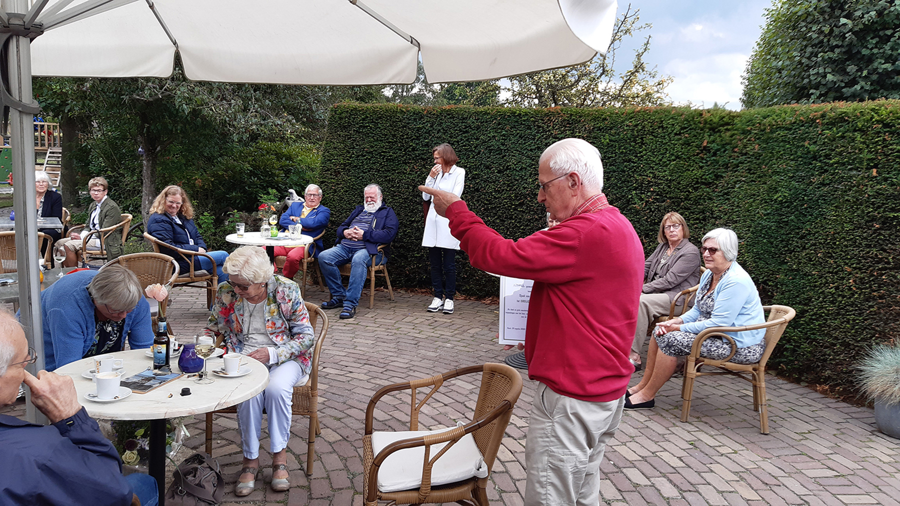 Afscheid Sjaak van der Veeken 29-08-2020.