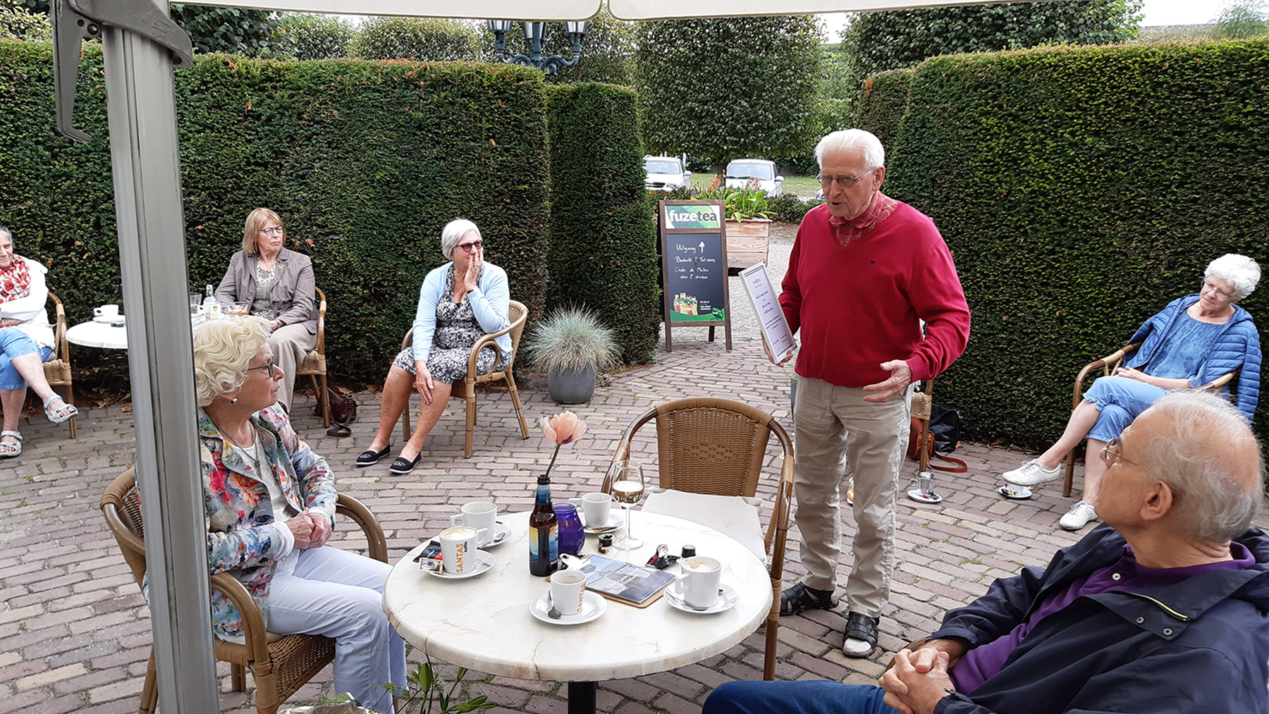Afscheid Sjaak van der Veeken 29-08-2020.