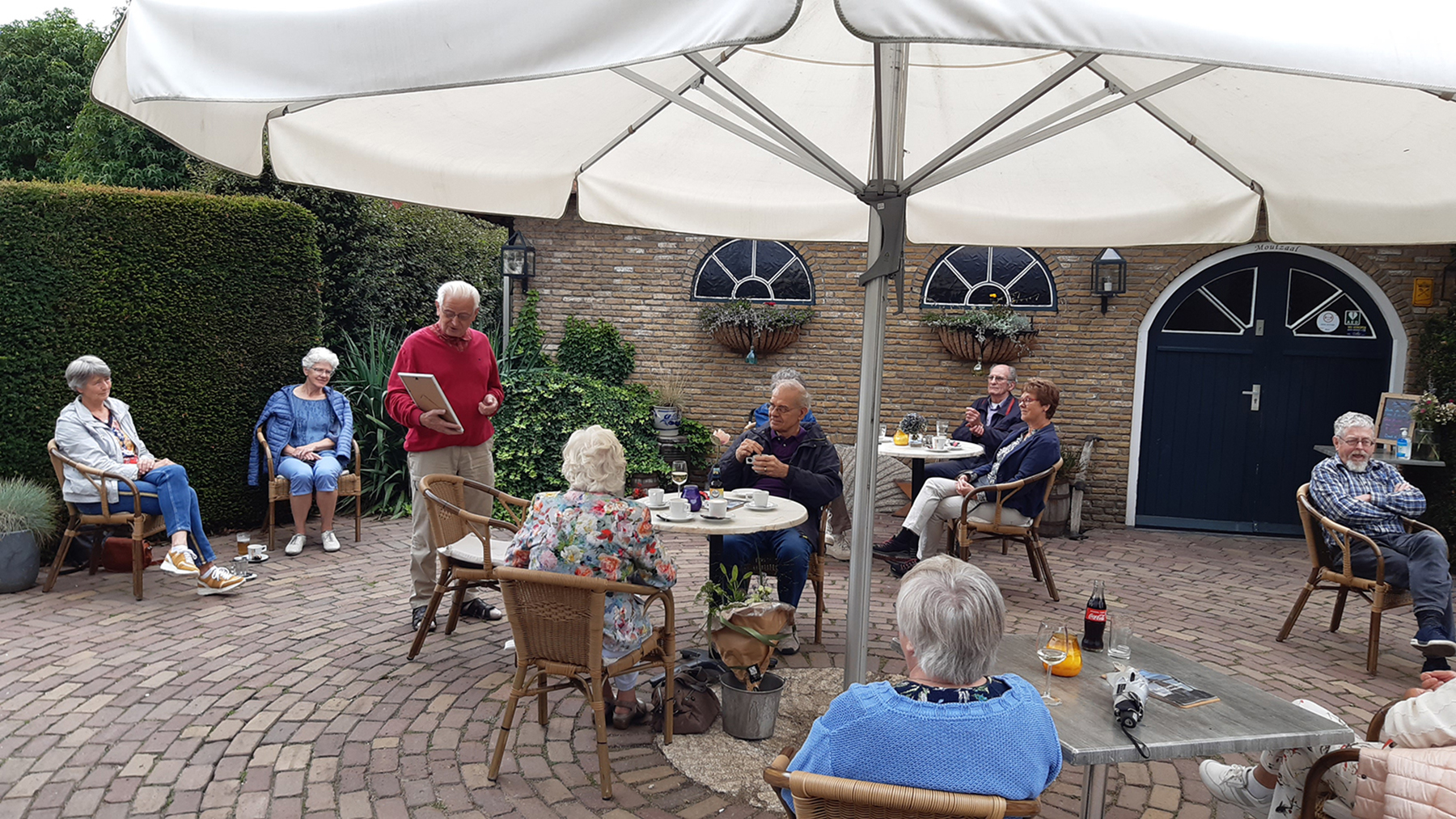 Afscheid Sjaak van der Veeken 29-08-2020.