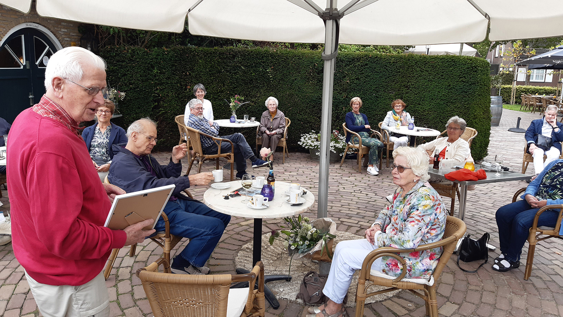 Afscheid Sjaak van der Veeken 29-08-2020.