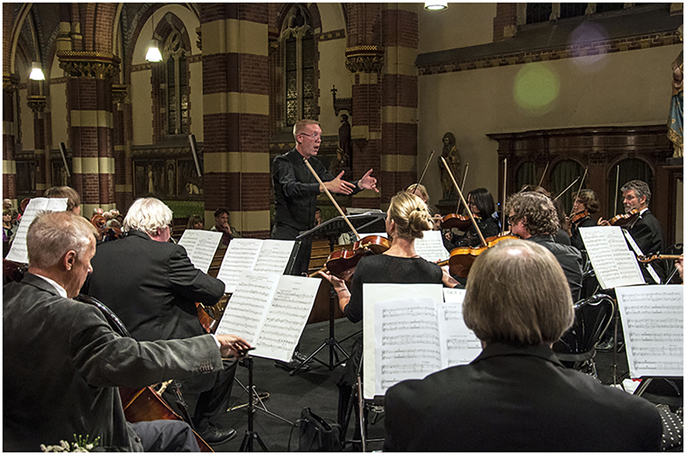 Concert AmbiCiuS 2015 Kerk Bavel Met Symphonisch Ensemble Breda, Dirigent Niels Loose Handel:
          Utrechter Te Deum enz. Mozart:....